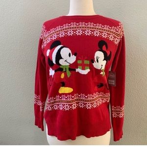 Disney Minnie Mickey Christmas Sweater